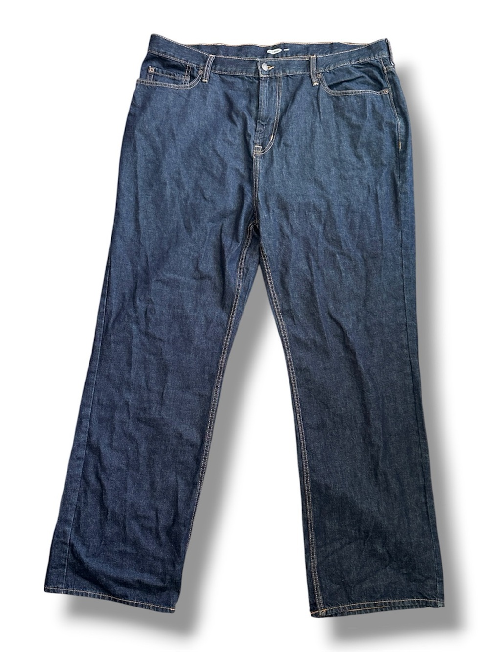Old Navy Loose Fit Dark Wash Straight Leg Jeans Men’s Size 44 x 34 Baggy Grunge